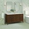 James Martin Vanities 60'' Double Vanity, Mid Century Walnut w/ 3 CM Lime Delight Quartz Top 485-V60D-WLT-3LDL - alternate 3